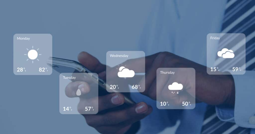 web services para previsiones meteorologicas